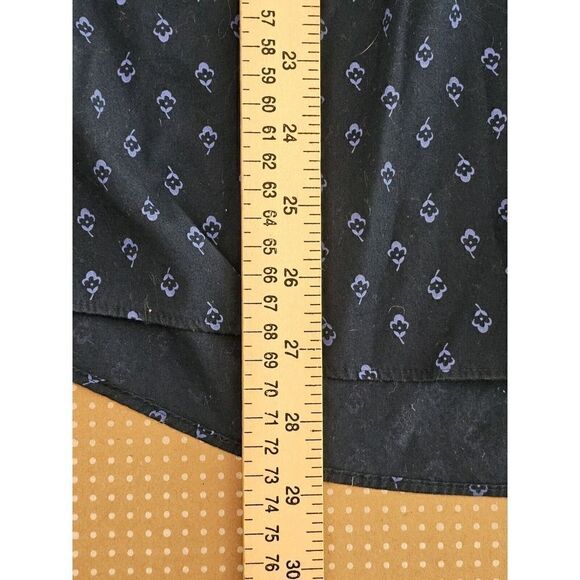 Bonobos Mens Size Large Blue Floral Button Up Shirt Tailored Fit Wrinkle Free - Picture 2 of 13